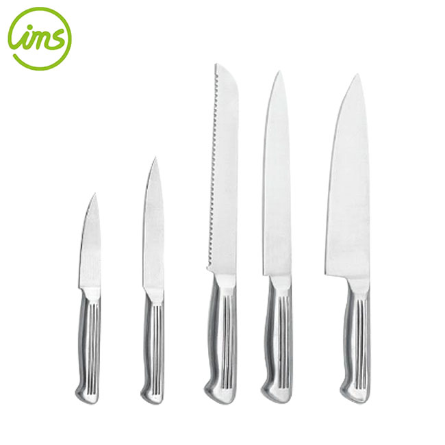 ensemble de couteaux de cuisine polyvalents en acier inoxydable